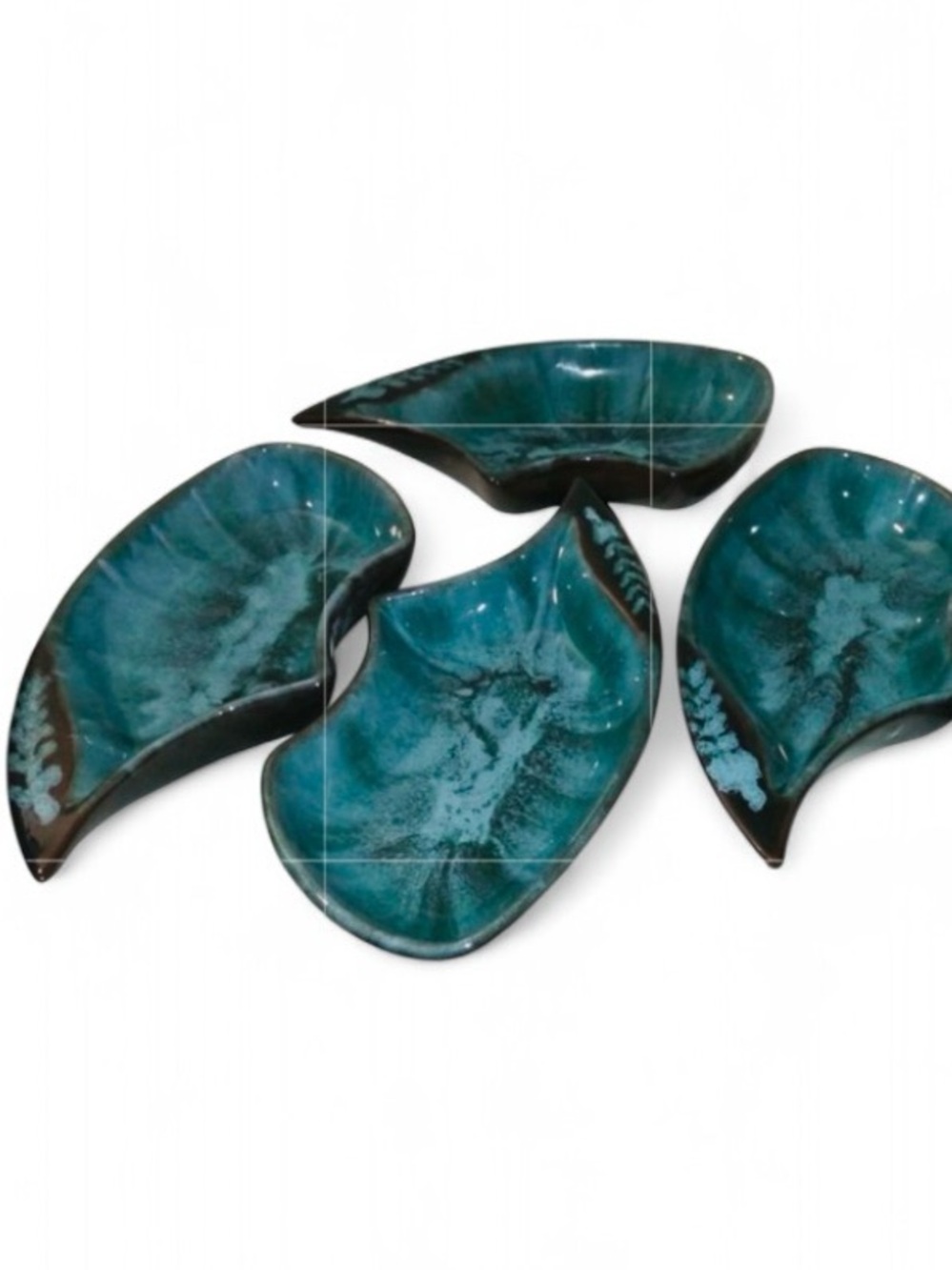 Blue Mountain Pottery Lazy Susan Dishes